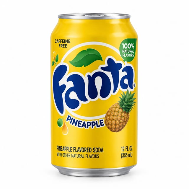 Can - Fanta Pineapple.