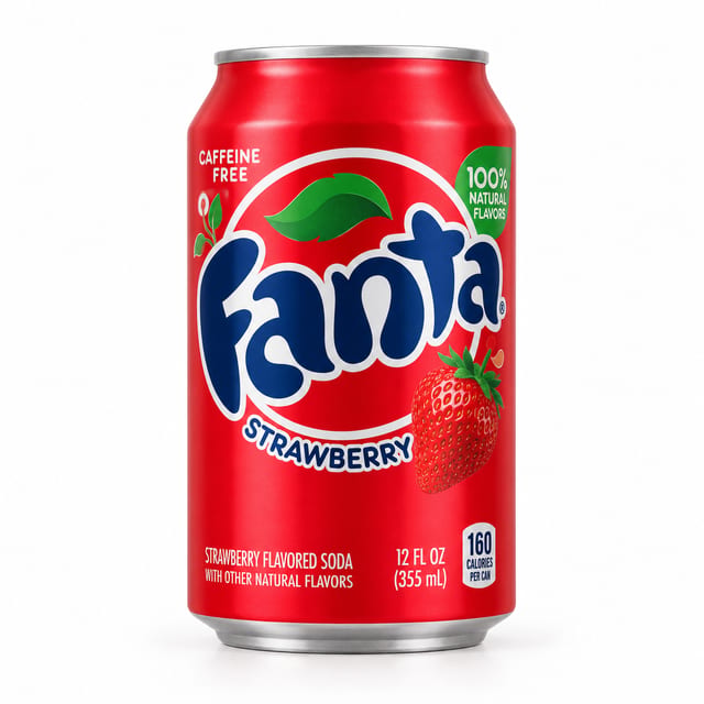 Can - Fanta Strawberry.